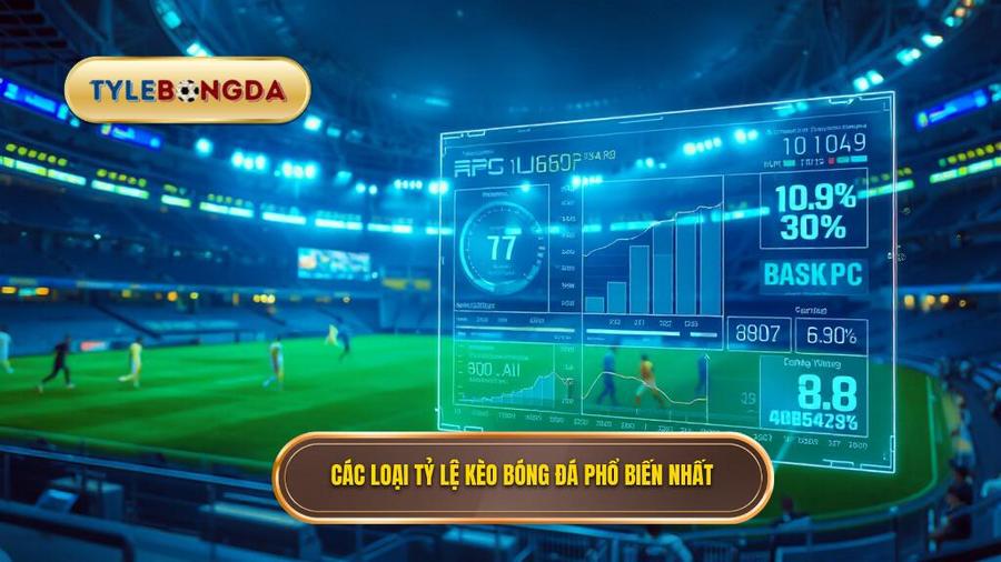 Các loại tỷ lệ kèo bóng đá ngày mai phổ biến nhất
