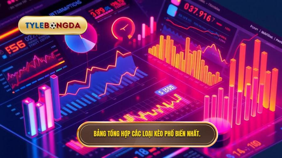 3. Bảng tổng hợp các loại kèo phổ biến hiện nay