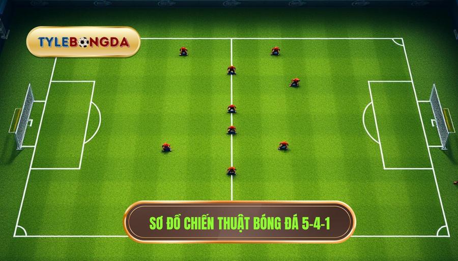 Sơ đồ chiến thuật bóng đá 5-4-1