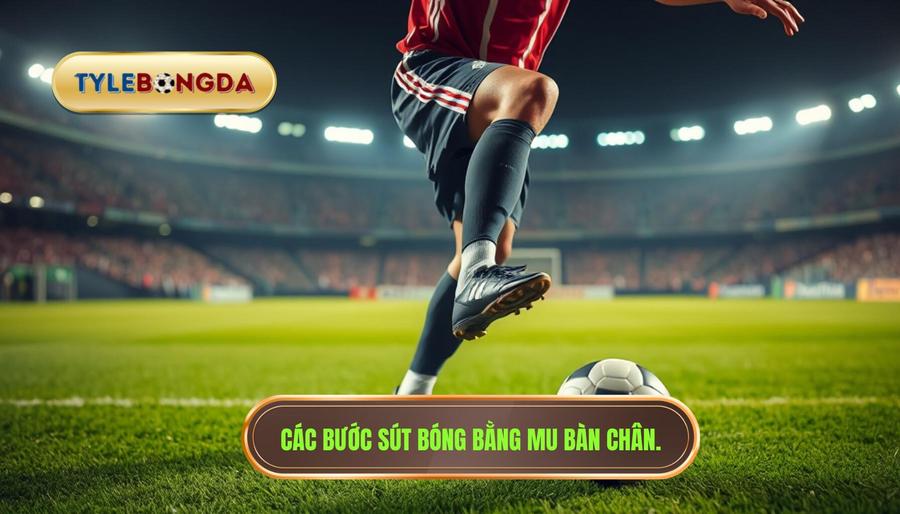 Các bước sút bóng bằng mu bàn chân.