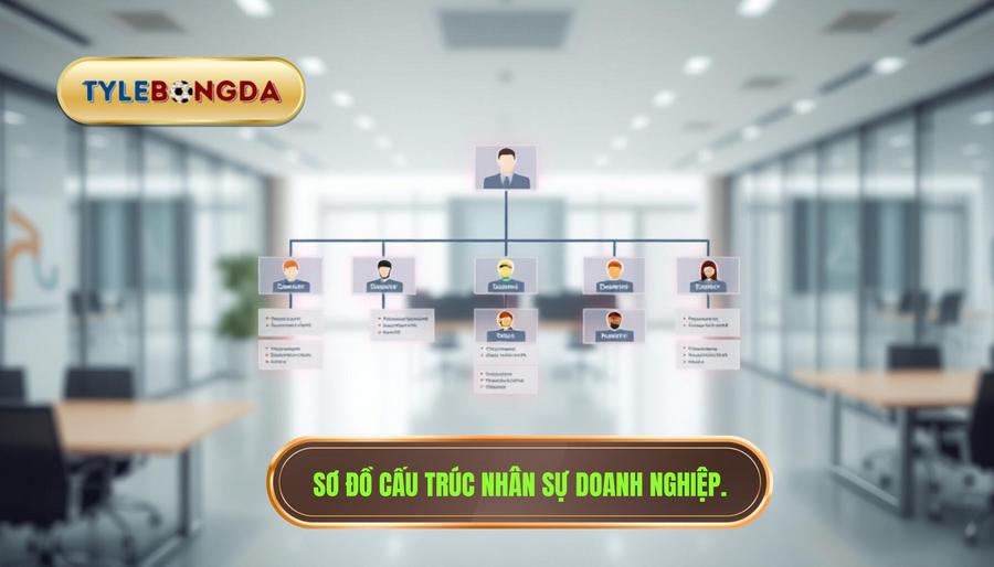 Sơ đồ cấu trúc nhân sự doanh nghiệp.