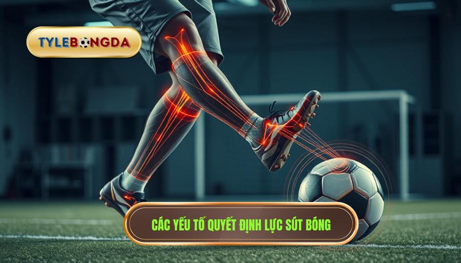 Các yếu tố quyết định lực sút bóng