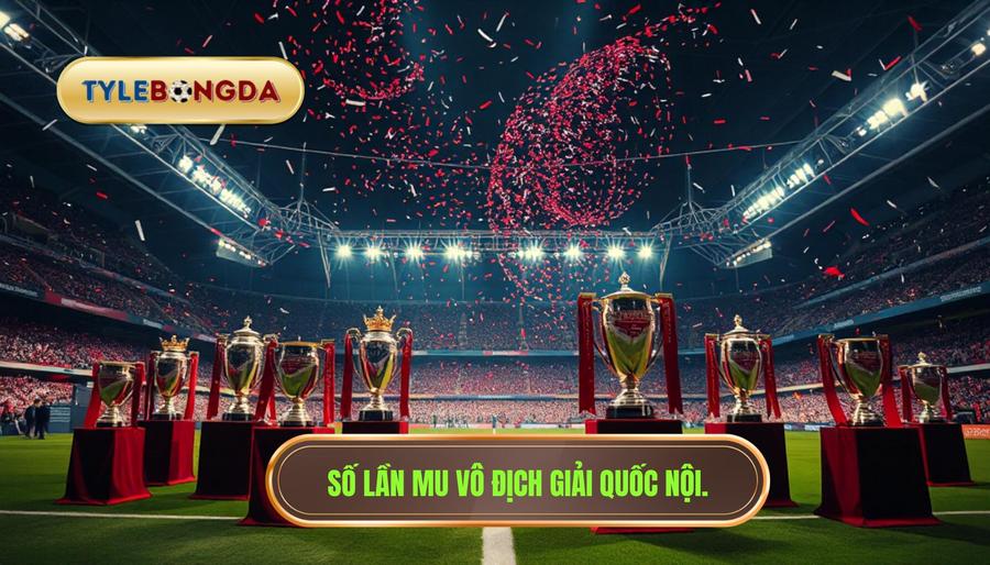 Chi tiết Manchester United đã vô địch bao nhiêu lần tại giải quốc nội?